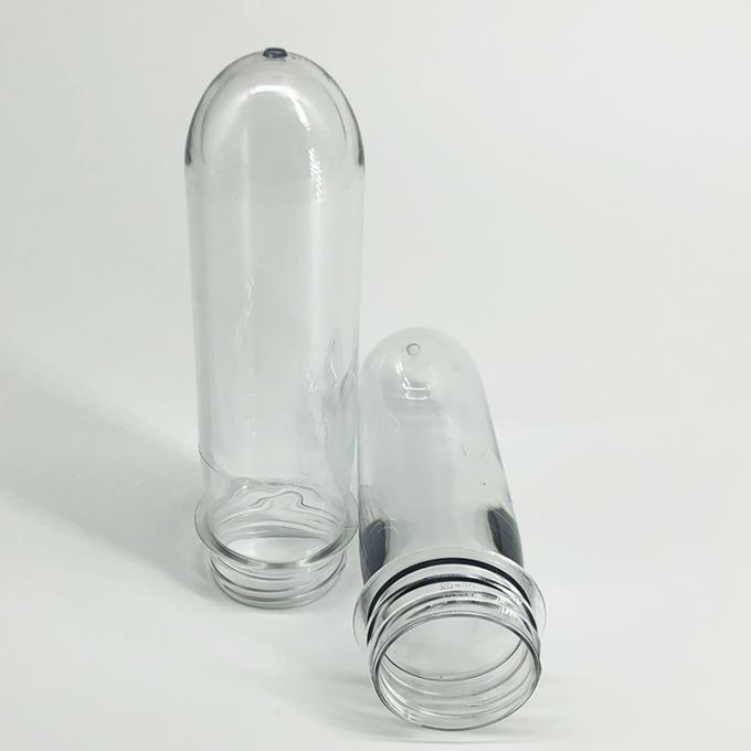 65g Cylinder Clear Plastic PET Preform 1.5L - 2L Capacity High Smoothness