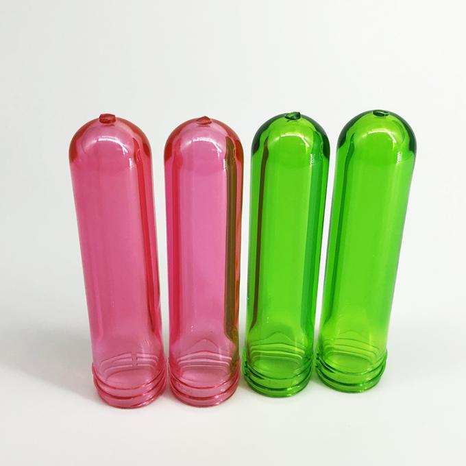Colorful Plastic PET Preform 16 G 18 G 23 G 24 Mm Neck Non Poisonous