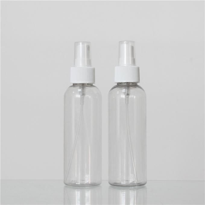 White 120ml Plastic Mist Spray Bottle PET Cosmetic Packaging For Skin Care