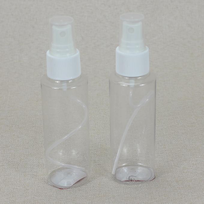 100ml PET Clear Cosmetic Serum Bottles 24 / 410 With Spray Dispenser