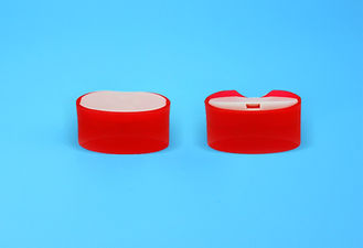 Big Oval Shape Plastic Disc Cap , Shampoo Bottle Lid OEM / ODM Service