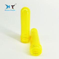 China 24mm Neck 25g Transparen Yellow PET Plastic Cosmetic Bottle Preform factory