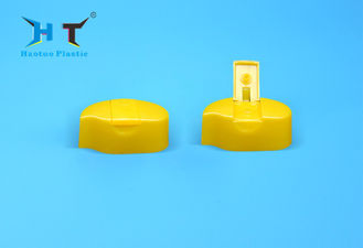 Plastic Yellow 200ml Shampoo Bottle 18mm Snap Neck Size PP Flip Top Cap Lids