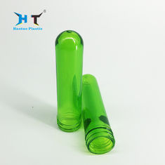 China Beauty Transparent Green Pet Preform , Lightweight Pet Bottle Preform factory