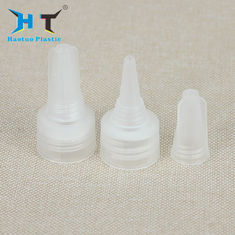 China White Color Twist Off Plastic Push Pull Caps 20 / 410 24 / 410 Neck Size factory