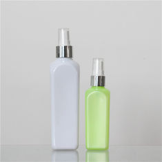 China Different Colors 120ml 250ml Square Shape Cosmetic Spray Plastic Bottle factory