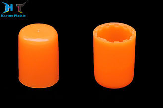 China Solid Orange Plastic Bottle Screw Caps Cosmetic Cream Bottle Screw Lid factory