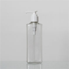 China 200ml 7oz Empty Translucent Plastic Bottles With Pump For Liquid Soap factory