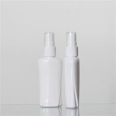 China Mini small 50ml Oblate Plastic PET Spray Bottle For Cosmetic Container factory