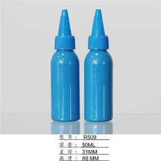 China Blue 50ml PET Cosmetic Skin Care Packaging Bottle With Twist Off Cap factory