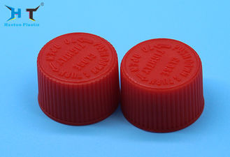 China Red Color Tamper Proof Cap , Child Safety Bottle 20 400 Cap No Dust factory