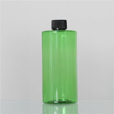Pearl Shining Surface Plastic Shampoo Bottles , 600ml Plastic Bottle With Pump
