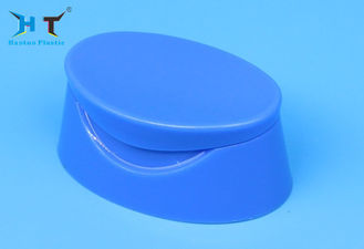 Oval Shape Plastic Flip Top Caps , 6.8g Skin Care Bottle Cap Flip Top
