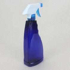 China 500ml Blue Garden PET Plastic Cosmetic Bottles Trigger Sprayer Logo Allowed factory