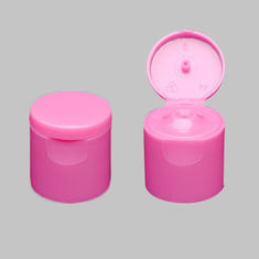 China 20 / 415 Size Flip Top Plastic Caps Custom Color For Cosmetic Bottles factory