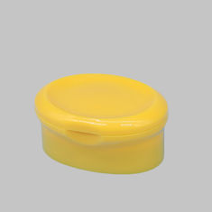 China 20mm Red Plastic PP Oval Flip Top Cap Snap On Cap for Shampoo Bottle factory