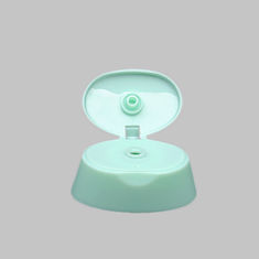 China Oval Flat Flip Top Cap For Shampoo Bottle Double Layer Flip Cap For Shower Gel Bottle factory