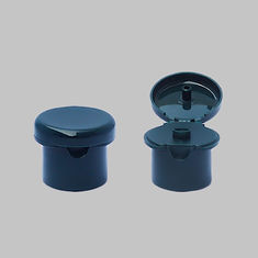 China Black Plastic 28/410 Size Polish Flip Top Caps For Cosmetic Lotion Bottle factory