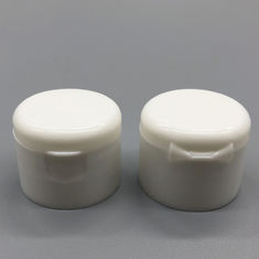 China 28 / 410 Plastic Bottle Flip Top Lid 3mm And 5mm Orifice White Polish Surface factory