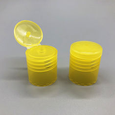 China 22/415 Orange and Yellow Color Polish Dispenser Flip Top Bottle Cap factory