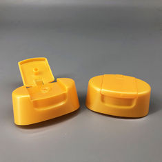 China Curved Shape Flip Top Dispensing Caps 24mm Snap Size ISO9001 Approved factory