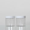 Empty Makeup Loose Powder Pet Cosmetic Jars 200ml Capacity With Cap supplier