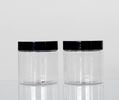 Empty Makeup Loose Powder Pet Cosmetic Jars 200ml Capacity With Cap supplier
