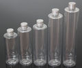 Plastic PET 200/250/280/350/400ml Round Shape Transparent Color Bottle For Cosmetic supplier