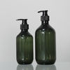 Amber Color Round 150/200/300/500ml Plastic Bottle Containers For Cosmetic supplier