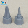 Small Plastic Push Pull Caps 28mm 32mm For Hair Liquid Dispensing Bottle supplier