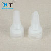 White Color Twist Off Plastic Push Pull Caps 20 / 410 24 / 410 Neck Size supplier