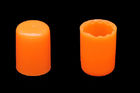 Solid Orange Plastic Bottle Screw Caps Cosmetic Cream Bottle Screw Lid supplier