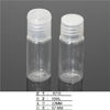 Mini small 15ml clear PET bottle with lids for cosmetic packaging supplier