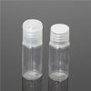 Mini small 15ml clear PET bottle with lids for cosmetic packaging supplier