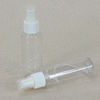 100ml PET Clear Cosmetic Serum Bottles 24 / 410 With Spray Dispenser supplier