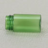 Empty Wide Mouth 100ml Green Frosted PET Foam bottle Plastic Cosmetic Packaging supplier