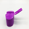 Purple Flip Top Bottle Lids 18mm And 20mm Snap Neck Shampoo Bottle Closure supplier