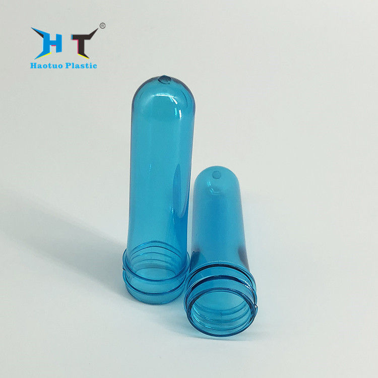 22g 24/410 Clear Bule PET Plastic Cosmetic Shampoo Bottle Preforms supplier