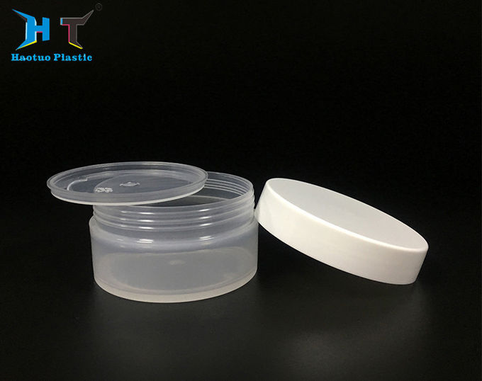 Lightweight Clear Plastic Wide Mouth Jars PP Material Easy Storage