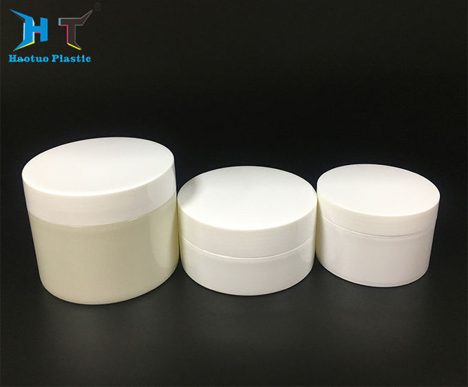 Luxury Cosmetic PP Plastic Jars 200g 300g 500g PP Plastic Polish Surface