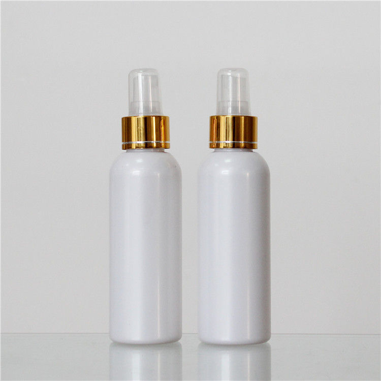 White 120ml Plastic Mist Spray Bottle PET Cosmetic Packaging For Skin Care supplier