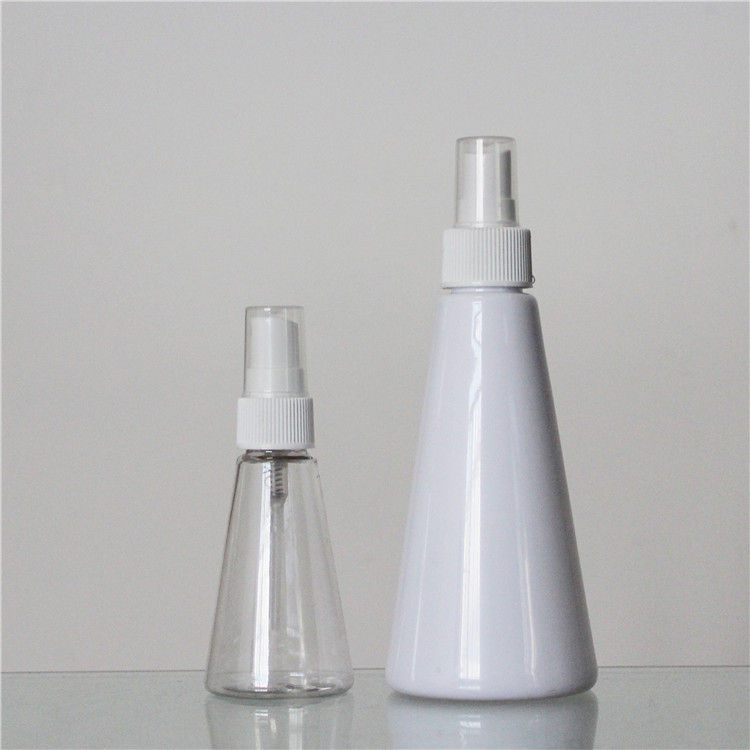 Dispenser Spray Plastic Cosmetic Bottles Taper Shape 60ml 120ml Any Color supplier