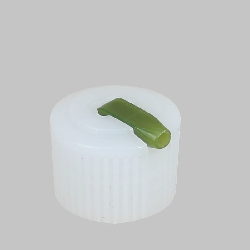 20mm 24mm 28mm White Ribbed Plastic Turret Bottle End Cap Cover supplier
