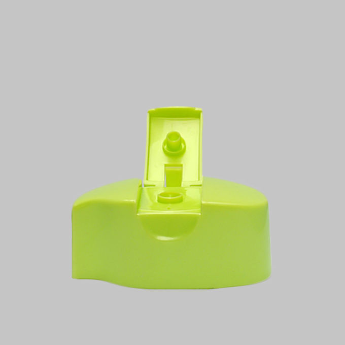 24mm Snap Neck Size Hook Type Green Plastic PP Flip Top Caps For 400ml Shampoo Bottles