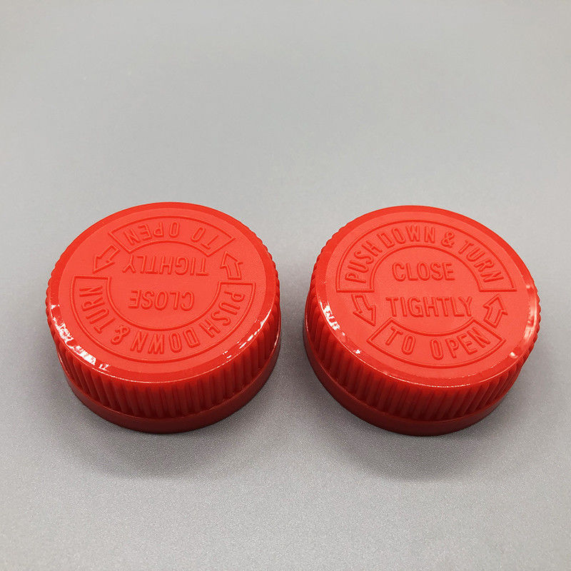 CRC Child Proof Cap , Pill Capsule Bottle Small Plastic Vials Screw Caps supplier